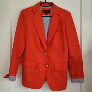J Crew Red Rhodes Blazer